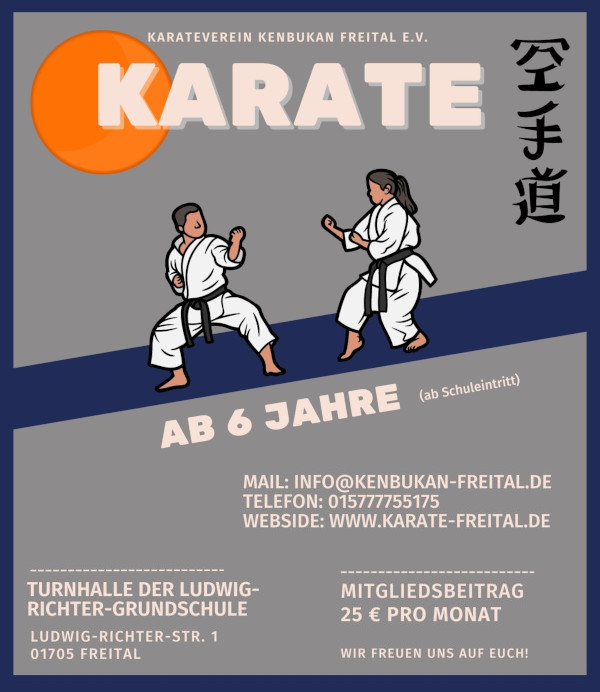 Werbeplakat Kenbukan Freital e.V.